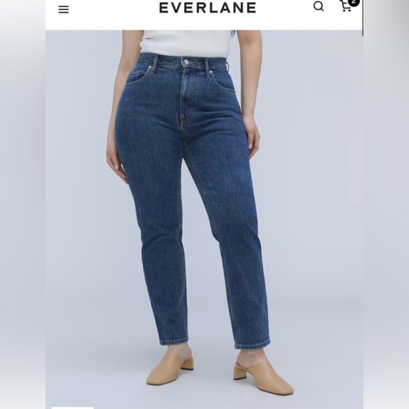 Everlane the curvy cheeky jeans - Picture 1 of 8